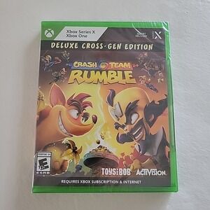 Crash Team Rumble: Deluxe Edition -- Microsoft Xbox One Brand New Factory Sealed